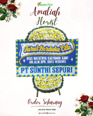 Papan Bunga Duka di Haurkuning