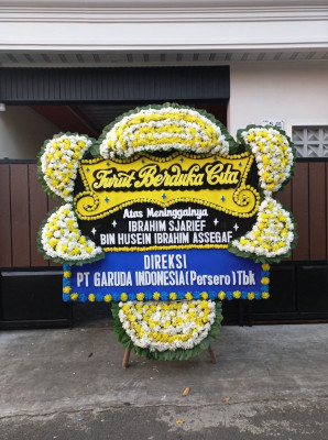 Papan Bunga Duka di Haurkuning